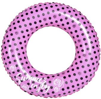 Opblaasbare zwembad band/ring roze 90 cm