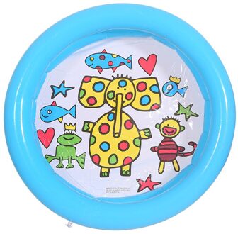 Opblaasbare Zwembad Dikke Peuterbad Zomer Water Speelgoed Party Supply Voor Baby Kids Adult blauw