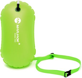 Opblaasbare Zwemmen Tas Air-Bag Waterdichte Pvc Zwemmen Snorkelen Reddingsboei Float Zak Voor Zwemmen Kajakken Varen Water Sport roos rood