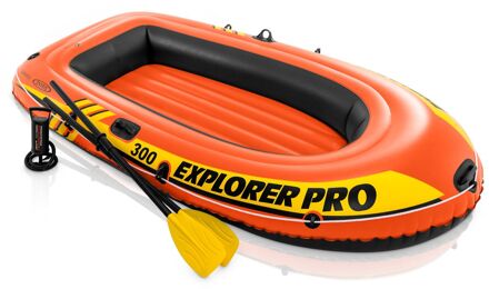 opblaasboot Explorer Pro 300 set 244 x 117 x 36 cm Oranje