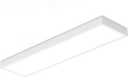 Opbouw LED Paneel - 30x120 cm - 36 Watt - 4860lm (135lm/W) - 4000K neutraal wit - 1-10V Dimbaar - Flikkervrij - UGR22 - 5 jaar garantie