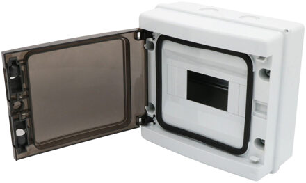 Opbouw Verdeelkast / Zekeringkast IP65 8-modules - Velvalux Panoboxpro - Waterdichte Elektrische Behuizing