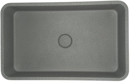 Opbouw Wastafel Sanimex Crystal Beton Rechthoekig Gespikkeld Grijs Sanimex