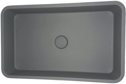 Opbouw Wastafel Sanimex Crystal Beton Rechthoekig Grijs