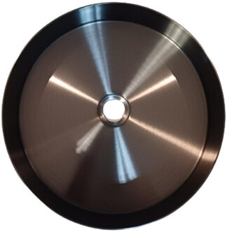 Opbouw Wastafel Sanimex Onyx RVS Rond Gunmetal Sanimex