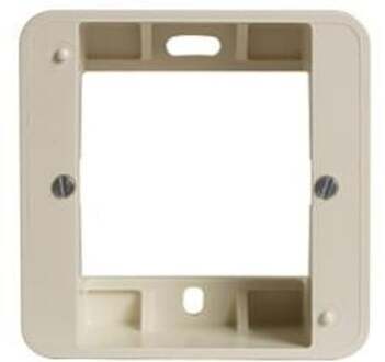 Opbouwrand Enkelvoud - Crèmewit/elektrowit