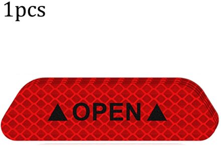 Open De Deur Stickers Reflecterende Stickers Veiligheidswaarschuwing Stickers Open Reflecterende Film Auto Deur Anti-Collision Strip