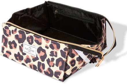 Open Flat Box Bag - Leopard Print
