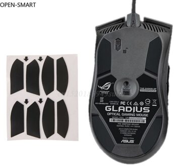 Open Smart 2 Set 0.6Mm Dikte Muis Voeten Mouse Skates Voor Asus Rog Gladius P501