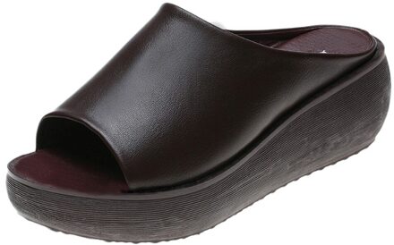 Open Teen Platte Sandalen Vrouwen Mode Bloemen Zachte Comfortabele Flip-Flops Zomer Slippers Casual Non-Slip Elastische Band Sandalen 35