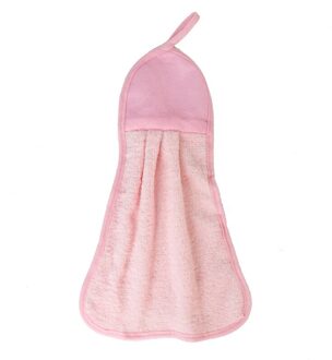 Opgehangen Handdoek Keuken Kwekerij Coral Fleece Badkamer Handdoeken Schoon Keuken Handdoek Absorberende Vaatdoek Opknoping Handdoek roze