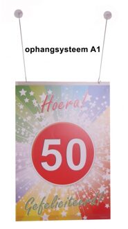 Ophangsysteem voor A1 poster - Feestdecoratievoorwerp