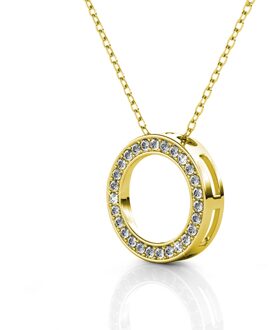 Ophir hangers - Goud en kristal