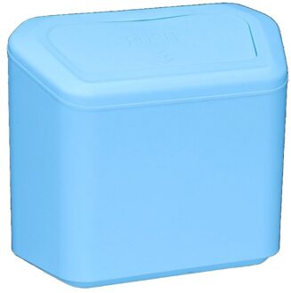 Opknoping Auto Prullenbak Voertuig Garbage Stof Case Opbergdoos Vierkante Drukken Soort Blauw