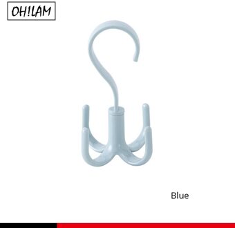 Opknoping Closet Organizer Haken Hanger Houder Voor Portemonnees Handtassen Boekentassen Rugzakken Ties Riemen Mode-sieraden Accessoires Haken A024-blauw