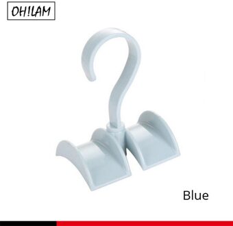 Opknoping Closet Organizer Haken Hanger Houder Voor Portemonnees Handtassen Boekentassen Rugzakken Ties Riemen Mode-sieraden Accessoires Haken A025-blauw