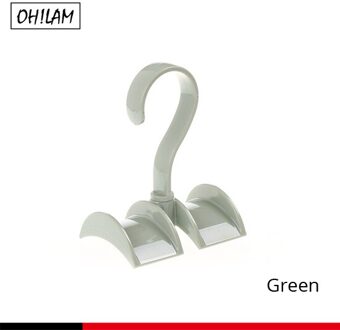 Opknoping Closet Organizer Haken Hanger Houder Voor Portemonnees Handtassen Boekentassen Rugzakken Ties Riemen Mode-sieraden Accessoires Haken A025-groen