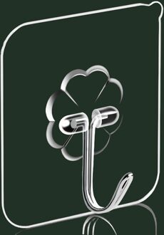 Opknoping Haak Voor Keuken Badkamer Office 20Pcs Transparante Muur Haken Waterdicht Oilproof Zelfklevende Haken Herbruikbare Naadloze