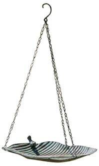 Opknoping Keten Vogel Feeder Platform Zaad Schotel Lade Metalen Voerbak Outdoor Tuin Achtertuin Decoratie 8YY803236-L