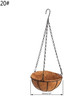 Opknoping Kokosnoot Groente Bloempot Mand Liners Planter Tuin Decor Iron Art D08D