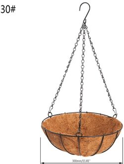 Opknoping Kokosnoot Groente Bloempot Mand Liners Planter Tuin Decor Iron Art D08D