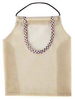 Opknoping Mesh Opbergtas Keuken Groente Tas Ui Aardappel Opslag Hollow Ademend Mesh Zakken Knoflook Gember Thuis Cosmetische Beige