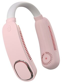 Opknoping Nek Fan Draagbare Usb Opladen Handheld Student Lui Opknoping Hals Kleine Mini Netto Rood Kleine Elektrische Ventilator roze 3
