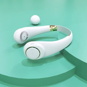 Opknoping Nek Fan Draagbare Usb Opladen Handheld Student Lui Opknoping Hals Kleine Mini Netto Rood Kleine Elektrische Ventilator white2