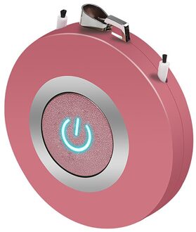 Opknoping Nek Luchtreiniger, Stijlvolle Persoonlijke Wearable Usb Auto Zuurstof Bar Draagbare Negatieve Ionen Luchtreiniger roze