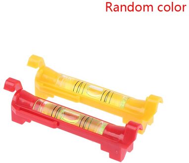 Opknoping Niveau Pen Horizontale Bubble Meten Niveau Gadget Draagbare Acryl Waterpas Met Plastic Shell Willekeurige Kleur