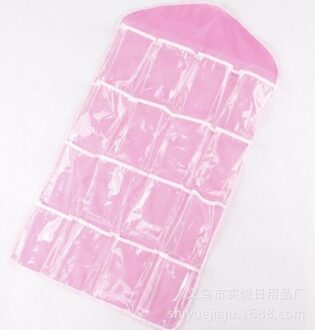 Opknoping Opbergtas 16 Zakken Clear Kanteldeur Opknoping Zak Kleding Opknoping Organisatoren Schoenenrek Hanger Organizer 05