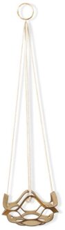 Opknoping Plant Handgemaakte Macrame Plant Bloem Pot Planter Lederen Plant Hangers Opknoping Manden Voor Succulent Hollow Bloempotten dia 31cm / Y