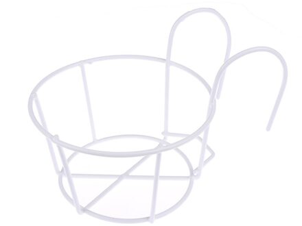 Opknoping Plant Iron Rekken Balkon Ronde Bloempot Rack Reling Hek Outdoor Ronde Bloempot Tuin WT