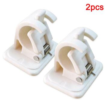 Opknoping Staaf Clip Voor Gordijnen Zelfklevende Gordijn Opknoping Staaf Gordijn Houder Klem Haken Douche Vaste Clip Opknoping Rack Haak 2stk