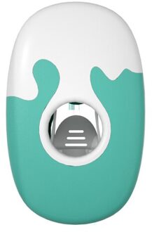Opknoping Tandpasta Knijper Huishoudelijke Waterdichte Wandmontage Automatische Tandpasta Dispenser Badkamer Punch-Gratis Tandenborstel Rack Blauw