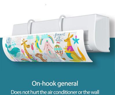 Opknoping Type Airconditioning Cover Voorruit Anti-Direct Blazen Lucht Wind Deflector Thuis Airconditioning Baffle 6 Patronen type5