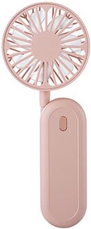 Opknoping Usb Opladen Draagbare Mini Outdoor Mini Handheld Fans Met Power Lange Batterij Leven Lui Taille Fan roze