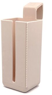 Opknoping Vuilniszak Opslag Container Keuken Wall Mount Herbruikbare Boodschappentassen Houder Waterdicht Vuilniszak Opbergdoos roze