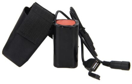 Oplaadbare 6400mAh 5V USB Fiets Licht 4x18650 DC/USB Charger Bank Batterij