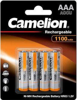Oplaadbare AAA batterij (potlood) Camelion HR03 NiMH 1100 mAh 1.2 V 4 stuk(s)