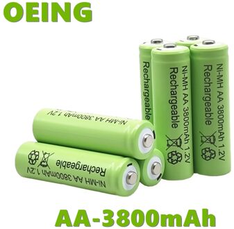 Oplaadbare Batterij Aa 3800 1.2 V Ni Mh 3800 Mah Bty Ni Mh 1.2 V 2 Controle 16stk accu
