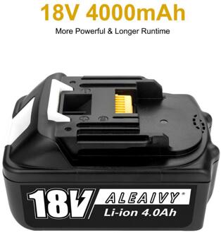 Oplaadbare Batterij BL1860 18V 6000Mah Lithium Ion Makita 18V Batterij BL1860 BL1830 LXT400 + DC18RC 3A Tool batterij Oplader 4.0Ah