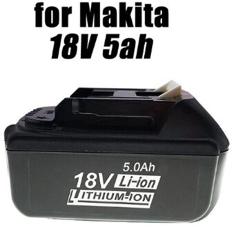 Oplaadbare Batterij BL1860 B 18V 6.0Ah Backup Batterij Voor Makita 18V BL1850B BL1860 BL1840 BL1815 Accuboormachine Met lader 18V 5.0Ah