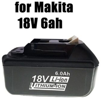 Oplaadbare Batterij BL1860 B 18V 6.0Ah Backup Batterij Voor Makita 18V BL1850B BL1860 BL1840 BL1815 Accuboormachine Met lader