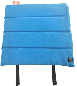 Oplaadbare Batterij Zelf Verwarmd Thermische Zitkussen Gevouwen Usb Elektrische Verwarming Pad Draagbare Outdoor Warmer Elektrische Kachel blauw