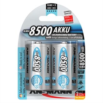 Oplaadbare batterijen Mono D HR20 2 stuks 8500 mAh 5035362