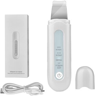 Oplaadbare Diepe Gezicht Cleaning Huid Scrubber Verwijderen Vuil Mee-eter Verminderen Rimpels Facial Pore Lifting Peeling Tool Beauty type 4