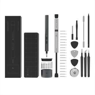 Oplaadbare Digitale Elektrische Schroevendraaier Bits Mini Precisie Repair Demontage Tool Met Led Licht Voor Mobiele Telefoon Laptop