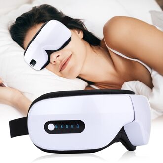 Oplaadbare Eye Massager Luchtdruk Eye Massage Comprimeren Vibratie Massage Voor Bril Opvouwbare Muziek Oogzorg Apparaat