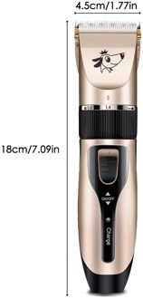 Oplaadbare Geluidsarme Huisdier Tondeuse Remover Cutter Grooming Kat Hond Haar Trimmer Elektrische Huisdieren Hair Cut Machine